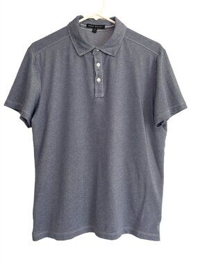 Robert Barakett Men's Polo Shirt Size M Blue